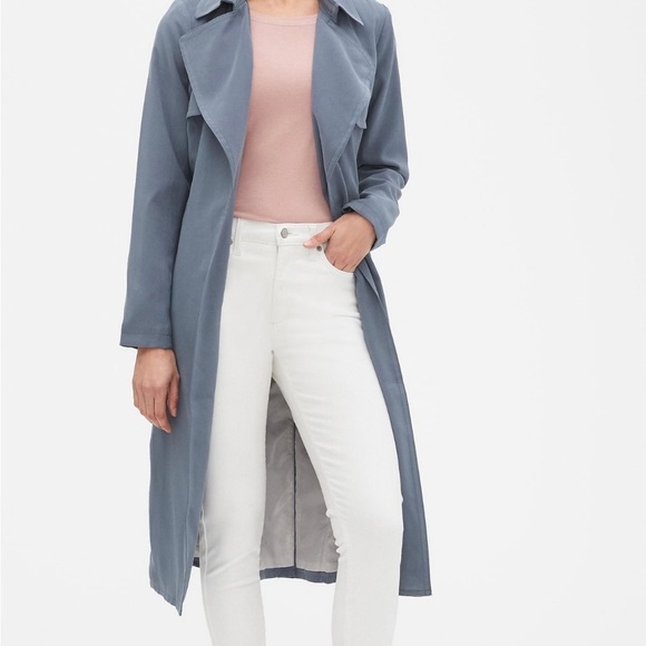 Blue Banana Republic Trench Coat - Picture 1 of 4